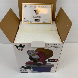 The Joker Santa Collectible Statue Only at Gamestop